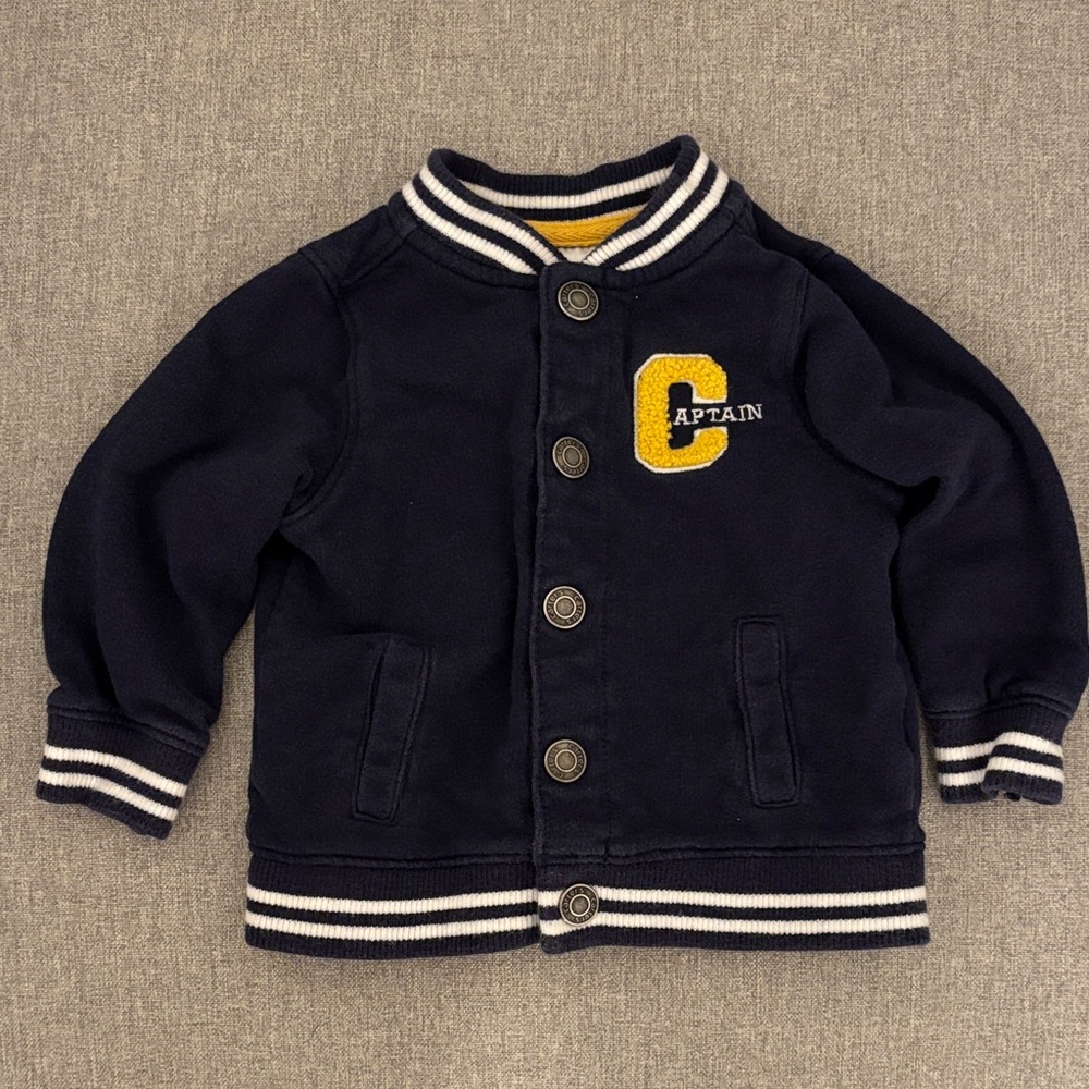 Carter's Navy Blue and Yellow Captain Jacket